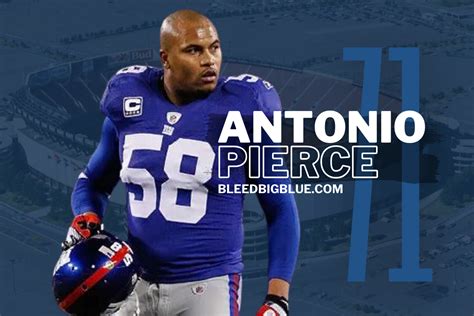 Antonio Pierce New York Giants linebacker career