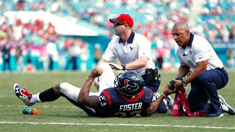 Arian Foster injury history Achilles back surgery retirement NFL career