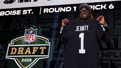 Ashton Jeanty 2025 NFL Draft Las Vegas Raiders sixth overall pick
