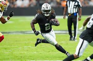 Ashton Jeanty Raiders rookie season 2025 stats yards per carry