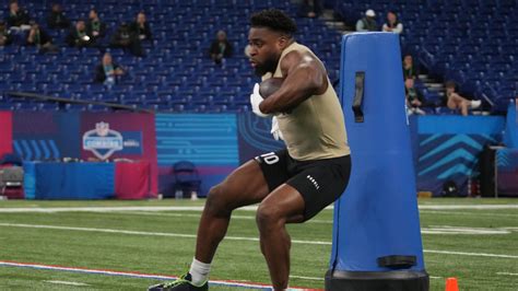 Audric Estimé 2024 NFL Draft scouting report combine measurables