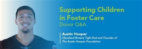 Austin Hooper Foundation foster care children charity NFL
