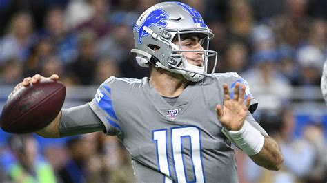 David Blough Detroit Lions NFL career stats Thanksgiving debut 2019