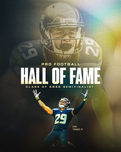 Earl Thomas Hall of Fame Pro Football Hall of Fame 2026 semifinalist