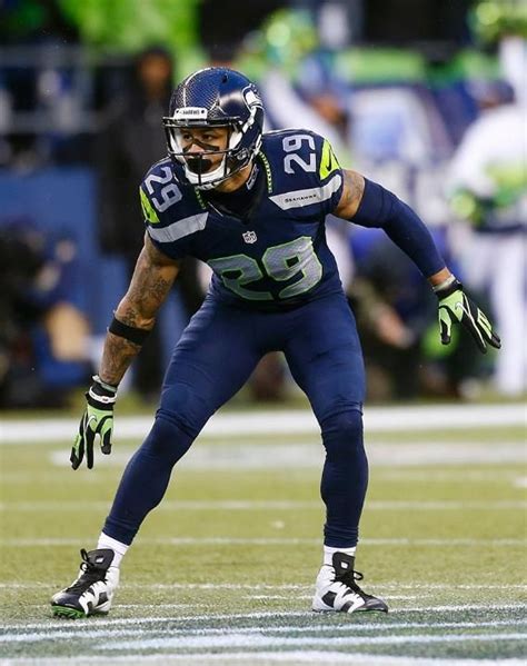 Earl Thomas Seattle Seahawks free safety number 29 in action