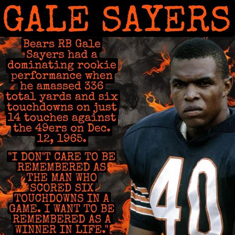 Gale Sayers career statistics Chicago Bears rushing yards records Hall of Fame