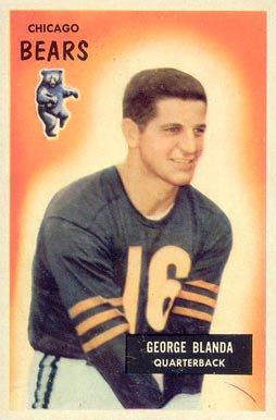 George Blanda Chicago Bears quarterback 1953 NFL career