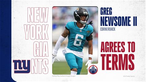 Greg Newsome II New York Giants cornerback profile 2026