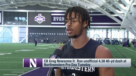 Greg Newsome II Northwestern Wildcats cornerback 2021 NFL Draft first round pick