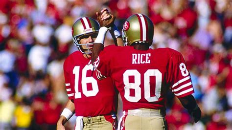 Jerry Rice Bill Walsh San Francisco 49ers receivers corps 1980s