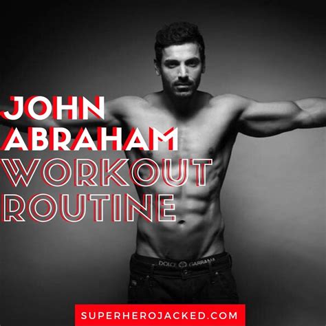 John Abraham fitness workout routine vegetarian bodybuilding diet