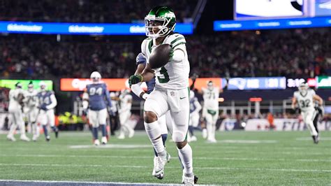 John Metchie III New York Jets 2025 stats receiving yards touchdowns