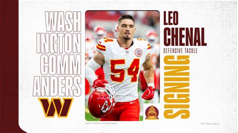 Leo Chenal Washington Commanders signing 2026 linebacker role defense