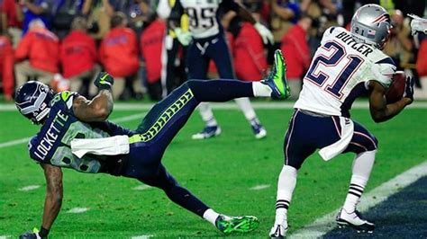 Malcolm Butler Super Bowl XLIX interception Russell Wilson Seahawks goal line