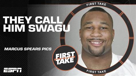 Marcus Spears Swagu nickname origin ESPN Big Swagu persona brand