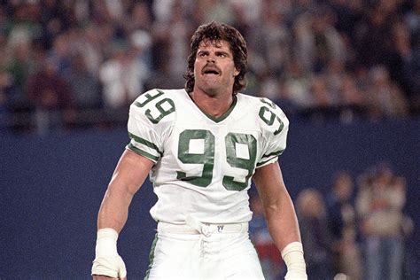Mark Gastineau Jets controversial 1987 strike scab retirement 1988 Brigitte Nielsen