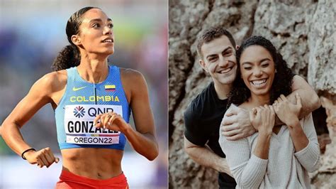 Melissa Gonzalez Colombian hurdler Olympics Tokyo 2021 David Blough wife