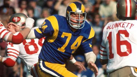 Merlin Olsen Los Angeles Rams defensive tackle career