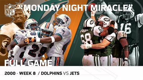 Monday Night Miracle Jets Dolphins 2000 Testaverde five touchdowns comeback