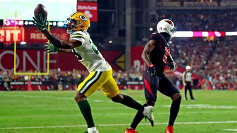Rasul Douglas interception Cardinals 2021 game-winning Green Bay Packers
