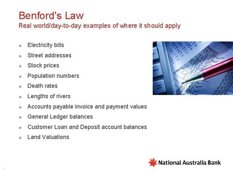 real world examples Benford's law stock prices population rivers